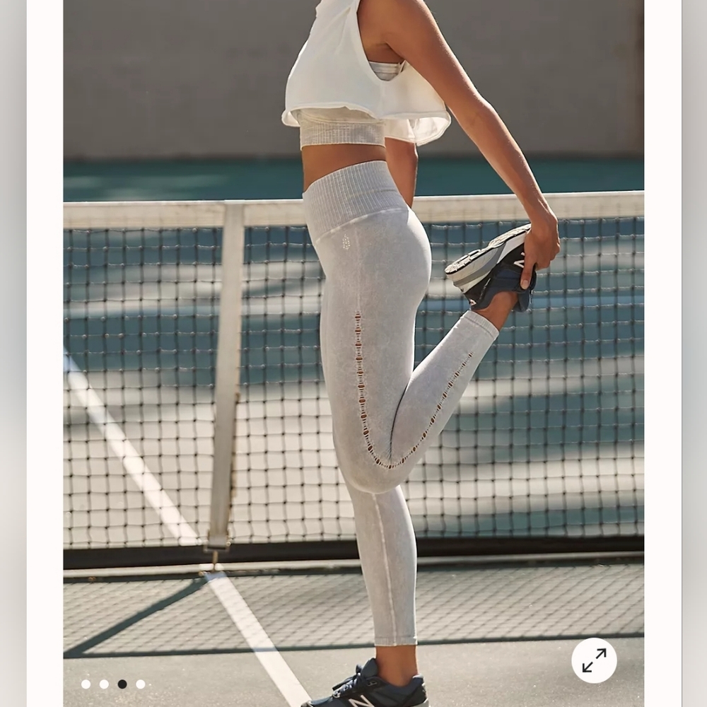 Free People Good Karma Recycled Leggings grey M-L